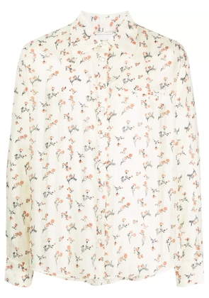 Youths In Balaclava floral-print long-sleeve shirt - Yellow