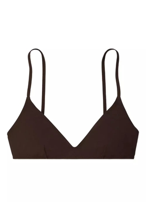 Tory Burch triangle cup bralette - Brown