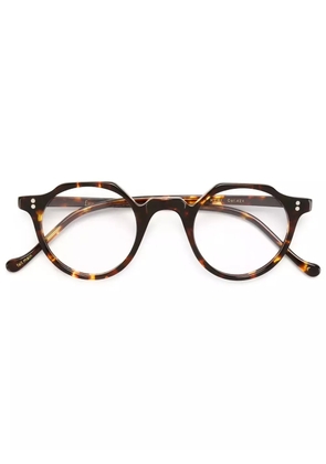 Lesca tortoise shell glasses - Brown
