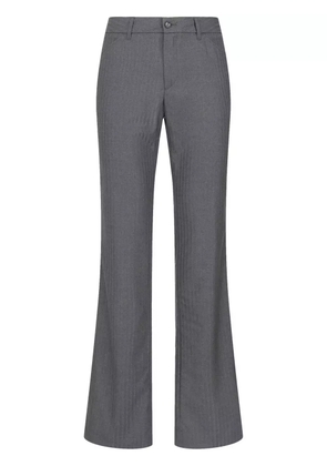 ETRO virgin-wool straight leg trousers - Grey