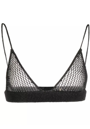 Dodo Bar Or Geddy knitted bra top - Black