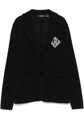 Lauren Ralph Lauren logo-embroidered blazer - Black