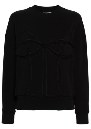 Murmur Deconstructed longsleeved sweatshirt - Black