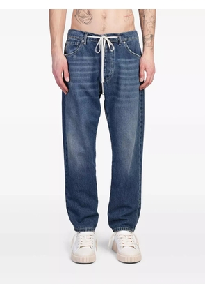 STATE OF ORDER logo-patch jeans - Blue