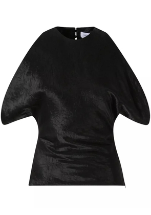 Alexander McQueen draped armhole top - Black