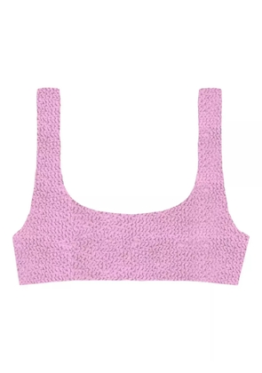 MC2 Saint Barth crinkle bikini top - Pink