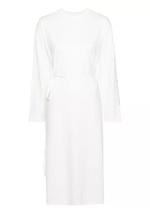 MM6 Maison Margiela numbers-motif long T-shirt - White