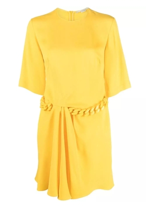 Stella McCartney chain link-detail minidress - Yellow