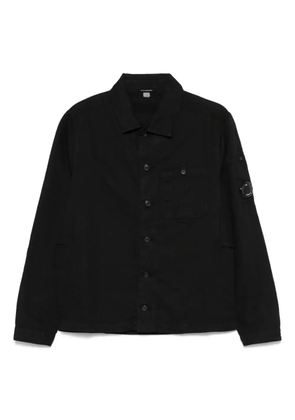 C.P. Company Lens-detailed overshirt - Black
