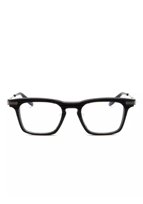 Akoni rectangle-frame glasses - Black