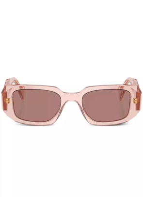 Prada Eyewear Prada PR 17WS oval frame sunglasses - Pink
