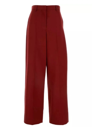 Stella McCartney pleated wool palazzo pants - Red