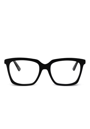 Alexander McQueen Eyewear angular frame optical glasses - Black