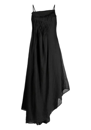 Marc Le Bihan asymmetric long dress - Black
