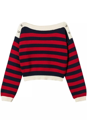 TWINSET striped jumper - Red