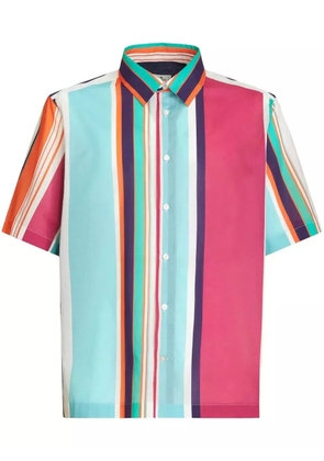 ETRO vertical-stripe shirt - Blue