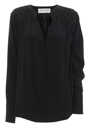 Victoria Beckham gathered-detail blouse - Black