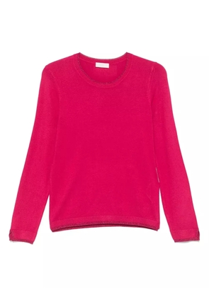 LIU JO crew-neck jumper - Pink