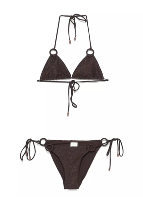 ZIMMERMANN Coco Texture Ring bikini - Brown