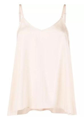 Max & Moi loose-fit strappy silk top - Pink