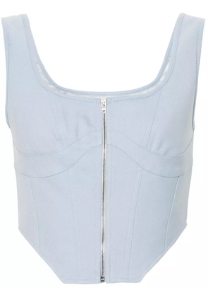 AMIRI zip-up corset - Blue