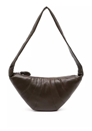 LEMAIRE small Croissant crossbody bag - Brown