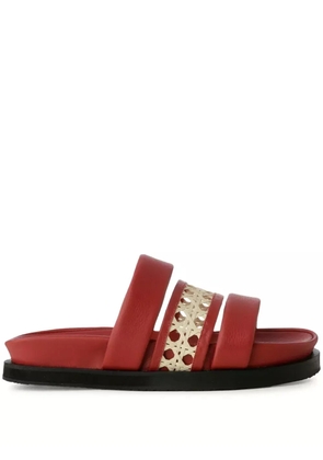 MISCI Carriola leather sandals - Red