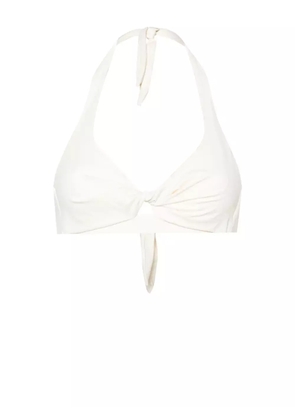 MC2 Saint Barth Tristan halterneck bikini top - Neutrals