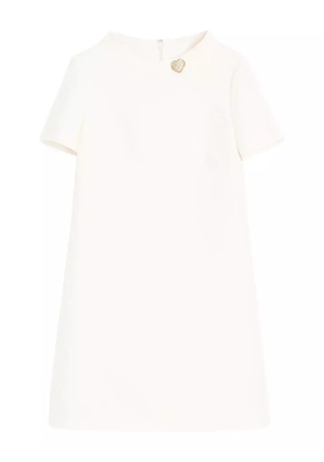 Valentino Garavani heart-detail mini dress - White