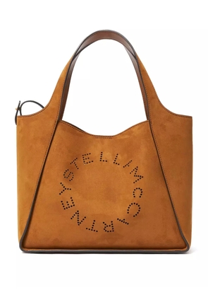 Stella McCartney Logo Top Handle tote bag - Brown