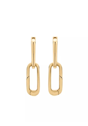 Monica Vinader 18kt gold vermeil Alta Capture Charm drop earrings