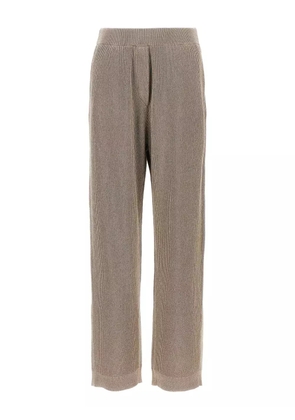 Brunello Cucinelli ribbed trousers - Brown