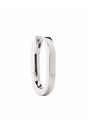 Maria Black Woods single hoop earring - Silver