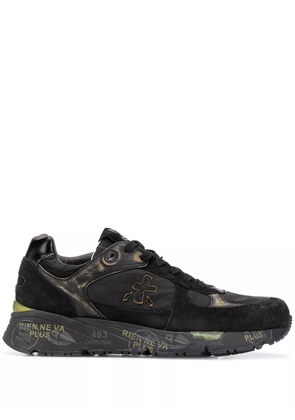 Premiata Mase distressed-effect sneakers - Black