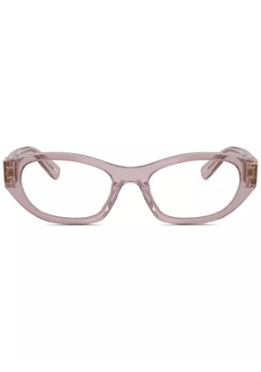 Miu Miu Eyewear oval-frame glasses - Neutrals