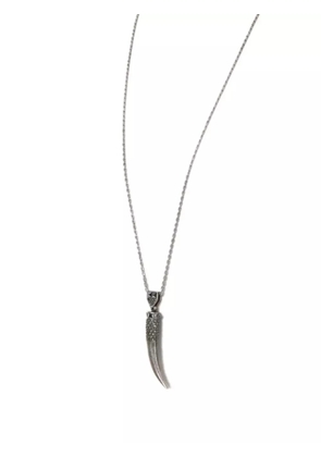 Jean Paul Gaultier Pre-Owned horn-shaped necklace - Silver