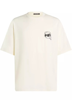 Karl Lagerfeld Ikon-patch T-shirt - White