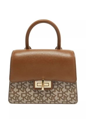 DKNY Vintage Monogram tote bag - Brown