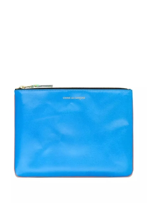 Comme Des Garçons Wallet zip-closure wallet - Blue