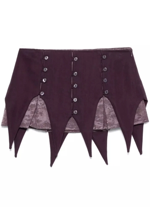 AVAVAV panel mini skirt - Purple