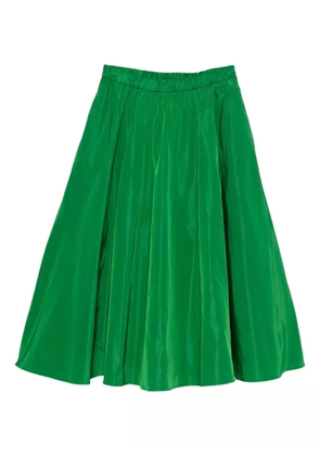 ASPESI gathered midi skirt - Green