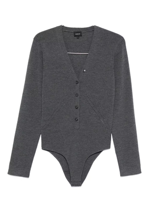 HERSKIND V-neck bodysuit - Grey