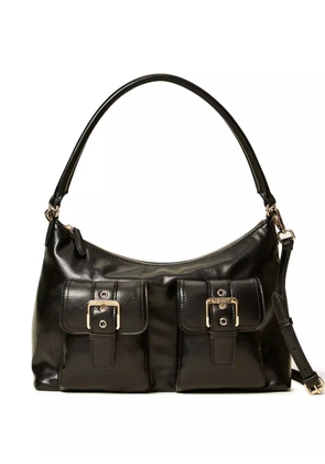 TWINSET pocket-embellished buckle-detail shoulder bag - Black