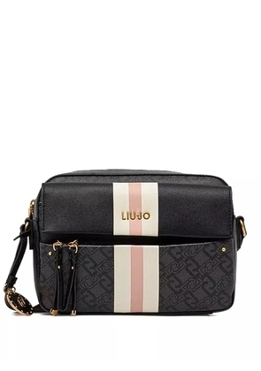 LIU JO medium logo cross-body bag - Black