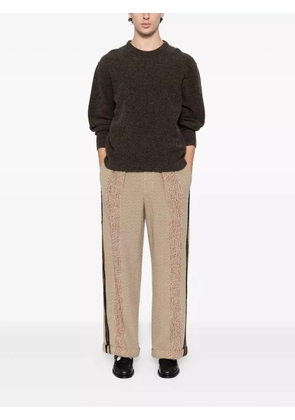 COMMUNS turn-up hemed pants - Neutrals