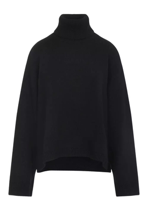 The Frankie Shop roll-neck wool sweater - Black