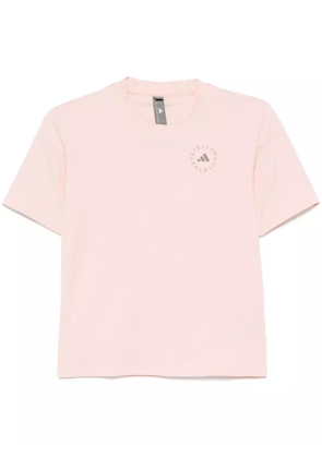 adidas by Stella McCartney logo-print T-shirt - Pink