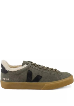 VEJA Campo suede shearling sneakers - Green