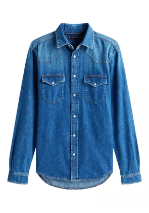 Tommy Hilfiger denim flap-pocket shirt - Blue
