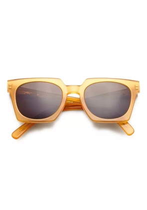 Kador geometric-frame sunglasses - Yellow